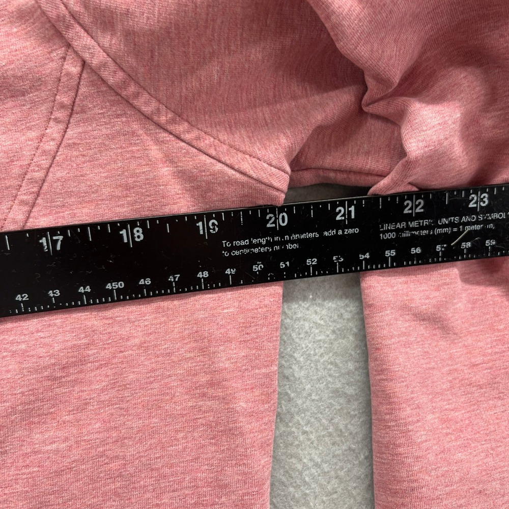 Lululemon Sweatshirt Women 8 Pink Heather Raglan Scuba Crew Athleisure Pullover - Picture 8 of 11